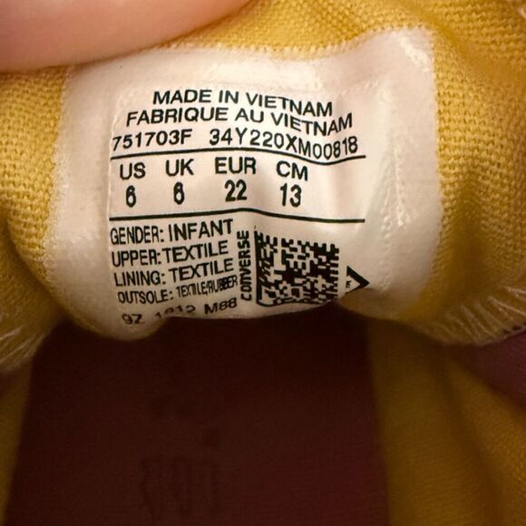 Converse All Star Chuck Taylor Hi Top Lace Up Sneakers Size 6 - Picture 8 of 8